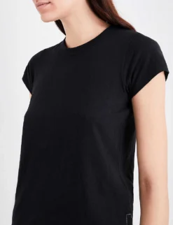 Rag & Bone Round Neck Cotton-jersey T-shirt -Reiss Shop 150 3004401 W272C32CH BLACK ALT04