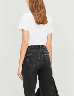 Rag & Bone V-neck Cotton-jersey T-shirt -Reiss Shop 150 3004401 W272C34CH BRIGHTWHITE ALT02