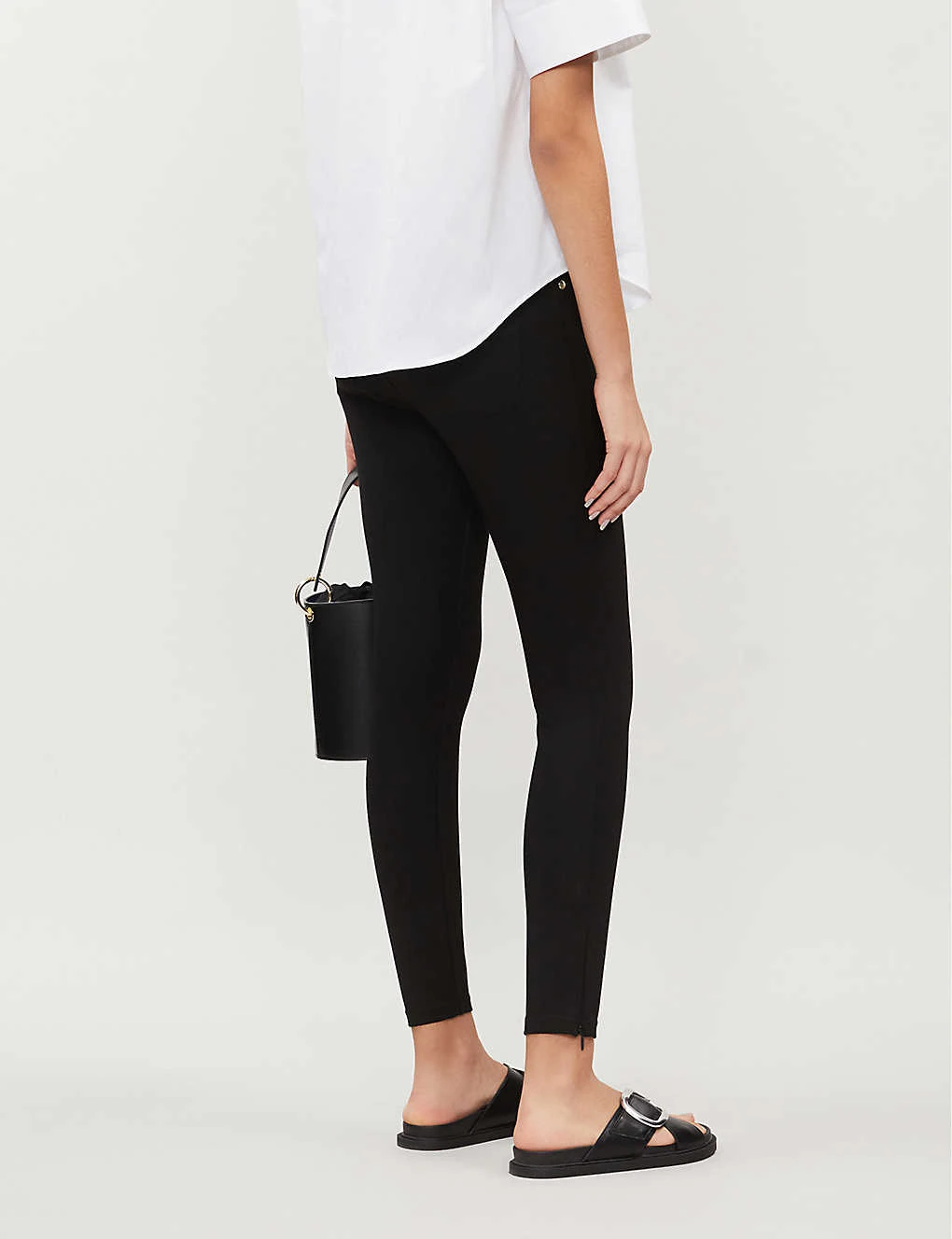 Ted Baker Zipped-cuff High-rise Stretch-jersey Leggings 4 Ted Baker Zipped-cuff High-rise Stretch-jersey Leggings - Image 4