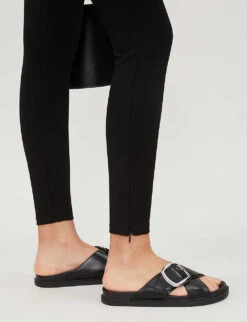 Ted Baker Zipped-cuff High-rise Stretch-jersey Leggings 9 Ted Baker Zipped-cuff High-rise Stretch-jersey Leggings -Reiss Shop 870 10003 154978 BLACK ALT03