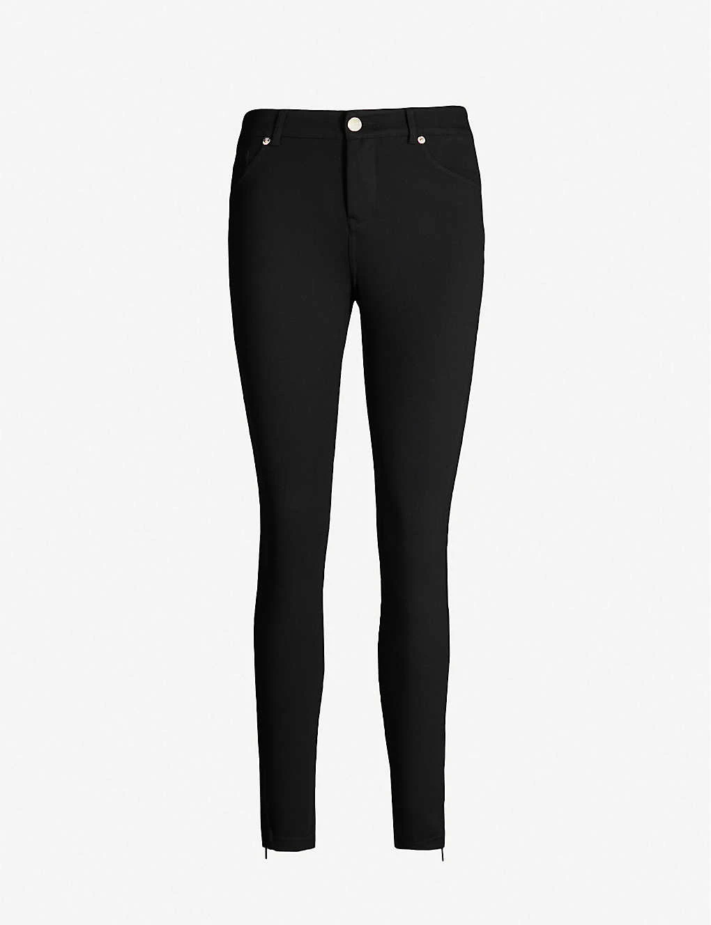 Ted Baker Zipped-cuff High-rise Stretch-jersey Leggings 1 Ted Baker Zipped-cuff High-rise Stretch-jersey Leggings