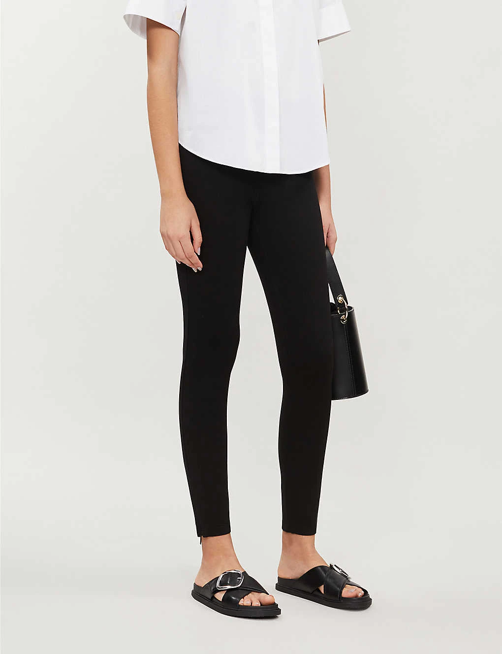Ted Baker Zipped-cuff High-rise Stretch-jersey Leggings 2 Ted Baker Zipped-cuff High-rise Stretch-jersey Leggings - Image 2