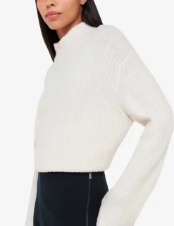 Whistles Super Stretch Stretch-cotton Skinny Trousers -Reiss Shop R00089574 NAVY ALT03