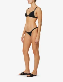 AGENT PROVOCATEUR Malisa Mid-rise Bikini Bottoms -Reiss Shop R00137938 BLACK ALT01