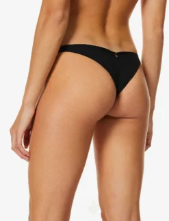 AGENT PROVOCATEUR Malisa Mid-rise Bikini Bottoms -Reiss Shop R00137938 BLACK ALT02