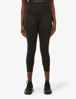 Booty Boost Active 7/8 Stretch-jersey Leggings -Reiss Shop R03075611 BLACK ALT02