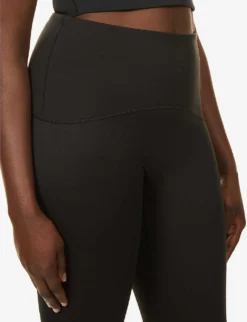 Booty Boost Active 7/8 Stretch-jersey Leggings -Reiss Shop R03075611 BLACK ALT04