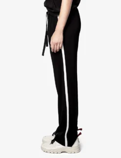 Zadig & Voltaire Pomy Cotton-blend Jogging Bottoms -Reiss Shop R03674279 NOIR ALT03