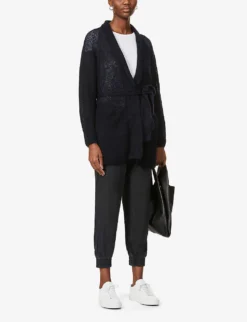 Easy Cropped Mid-rise Woven Jogging Bottoms 7 Easy Cropped Mid-rise Woven Jogging Bottoms -Reiss Shop R03685514 VINTAGEBLACK ALT01