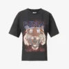 ANINE BING Tiger Graphic-print Cotton-jersey T-shirt