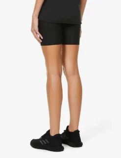 Matte Tech 4-way-stretch Jersey Spin Shorts 8 Matte Tech 4-way-stretch Jersey Spin Shorts -Reiss Shop R03740639 BLACK ALT03