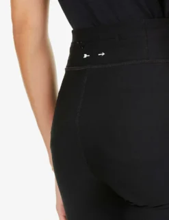 Matte Tech 4-way-stretch Jersey Spin Shorts 9 Matte Tech 4-way-stretch Jersey Spin Shorts -Reiss Shop R03740639 BLACK ALT04