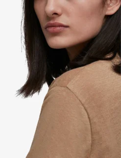 Whistles Ultimate Linen T-shirt -Reiss Shop R03747157 CREAM ALT03