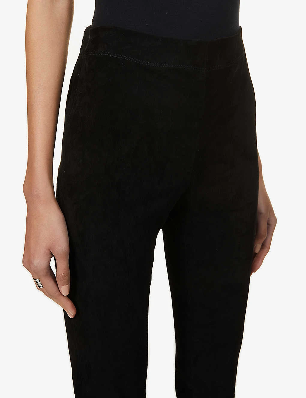 Joseph High-rise Suede Leggings 5 Joseph High-rise Suede Leggings - Image 5