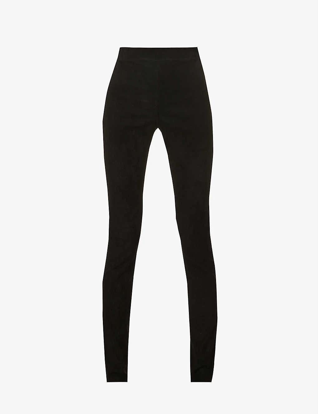 Joseph High-rise Suede Leggings 1 Joseph High-rise Suede Leggings