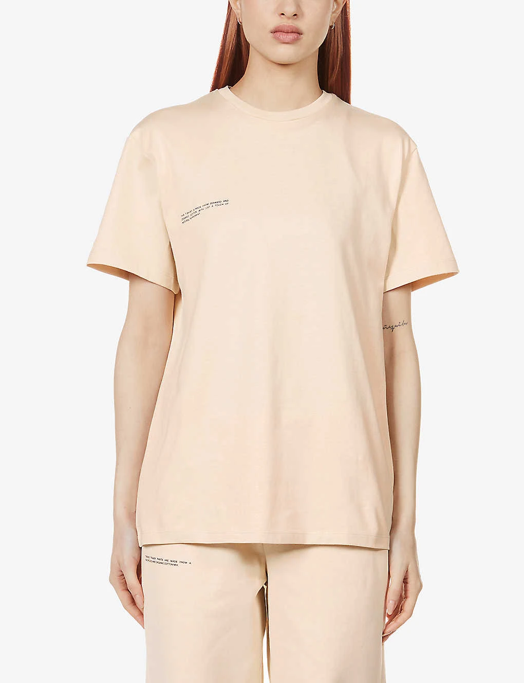 Text-print Organic-cotton-and Seaweed-blend T-shirt 3 Text-print Organic-cotton-and Seaweed-blend T-shirt - Image 3