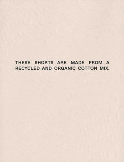 Text-print Mid-rise Recycled And Organic Cotton-blend Shorts -Reiss Shop R03751958 SAND ALT02