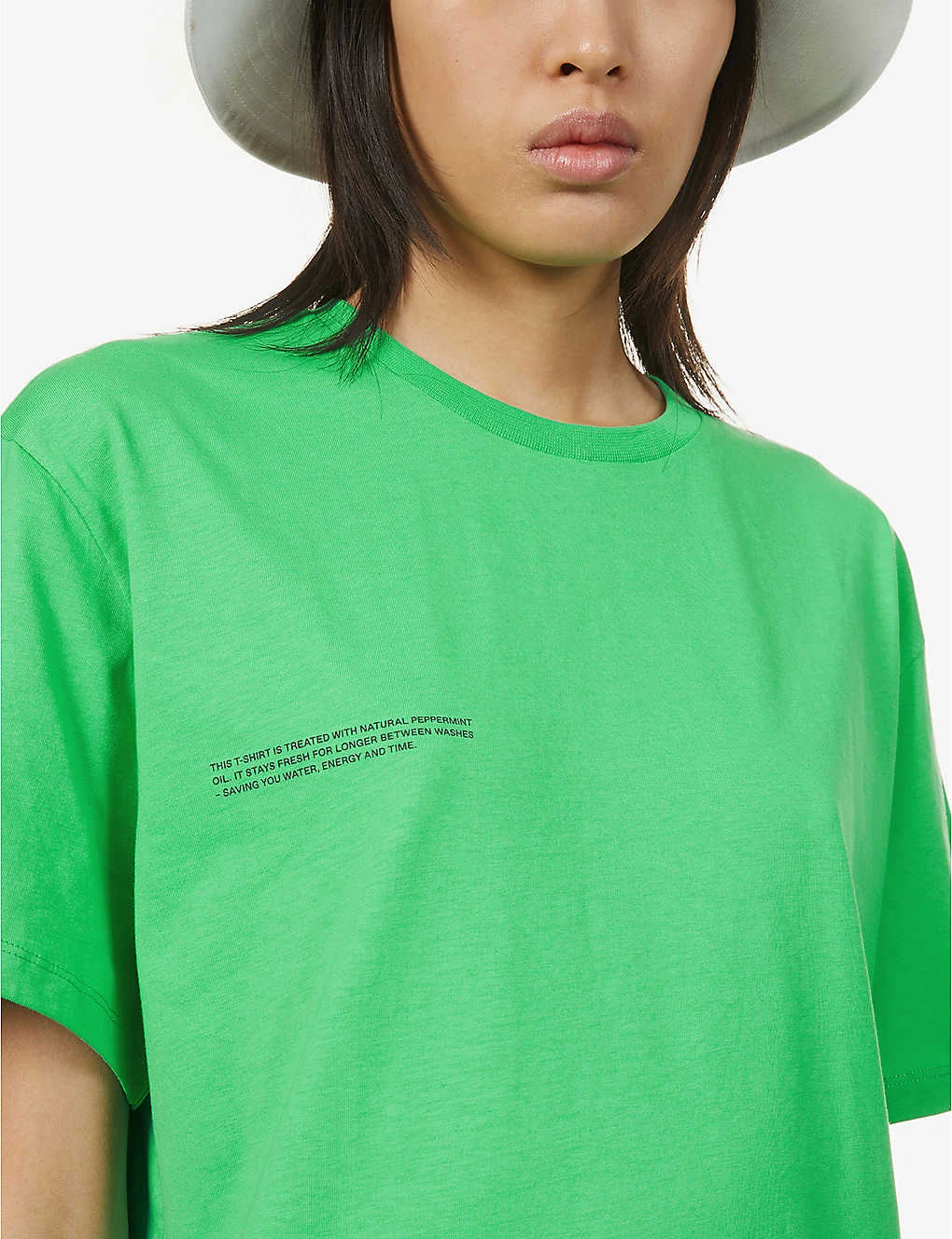 Text-print Organic-cotton T-shirt 5 Text-print Organic-cotton T-shirt - Image 5