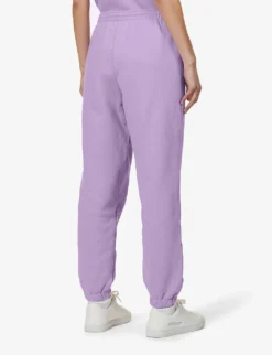 365 Signature High-rise Recycled And Organic Cotton-blend Jogging Bottoms -Reiss Shop R03752037 ORCHIDPURPLE ALT03