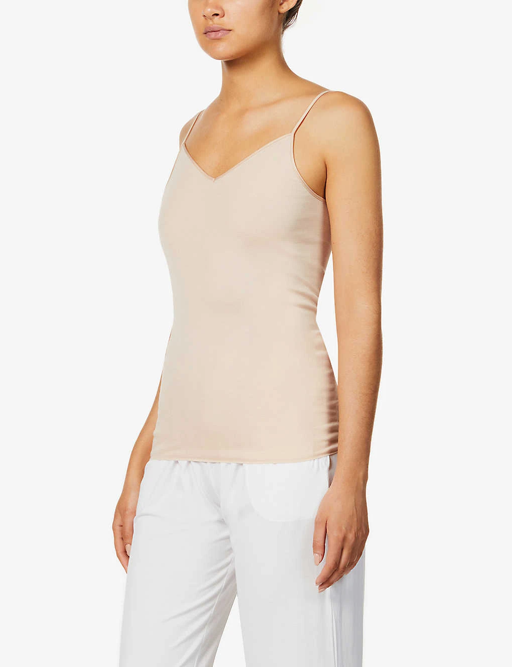 HANRO Seamless Cotton-jersey Cami Top 3 HANRO Seamless Cotton-jersey Cami Top - Image 3