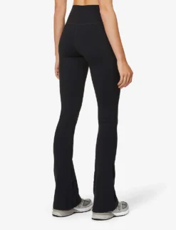 Raquel Flared High-rise Stretch-woven Leggings -Reiss Shop R03780861 BLACK ALT03