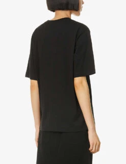Dries Van Noten Relaxed-fit Cotton-jersey T-shirt -Reiss Shop R03783258 BLA ALT03