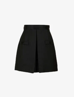 Sandro Hugo High-rise Woven Shorts