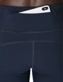 Sweaty Betty "Power 6"" Stretch-jersey Bike Shorts" -Reiss Shop R03791976 NAVYBLUE ALT04