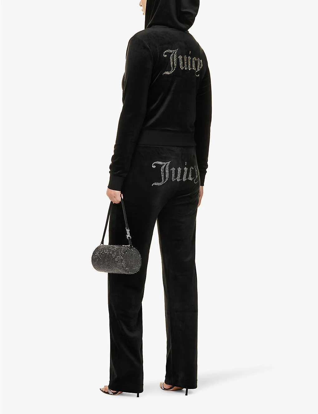Juicy Couture Logo-embellished Velour Jogging Bottoms 2 Juicy Couture Logo-embellished Velour Jogging Bottoms - Image 2