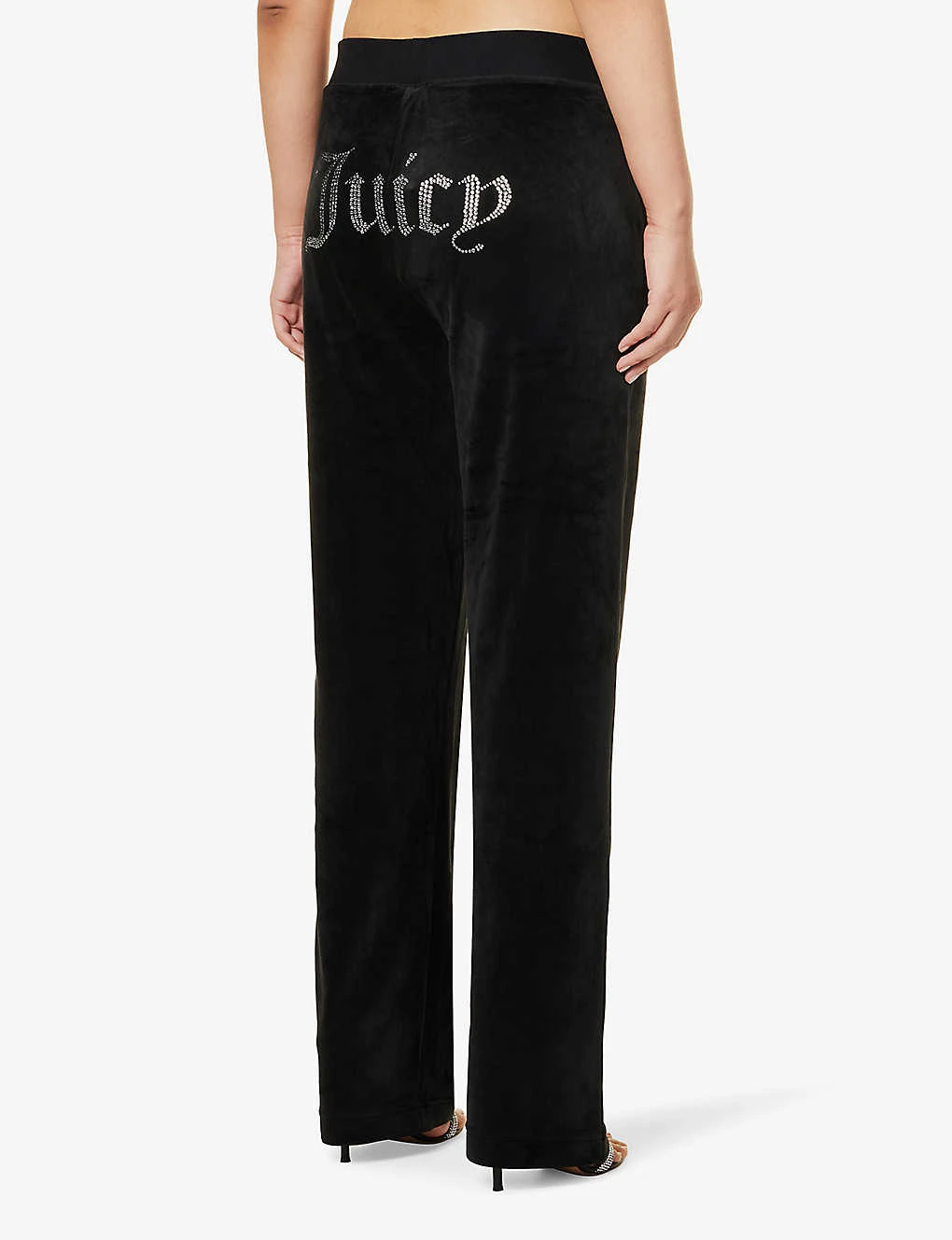 Juicy Couture Logo-embellished Velour Jogging Bottoms 4 Juicy Couture Logo-embellished Velour Jogging Bottoms - Image 4
