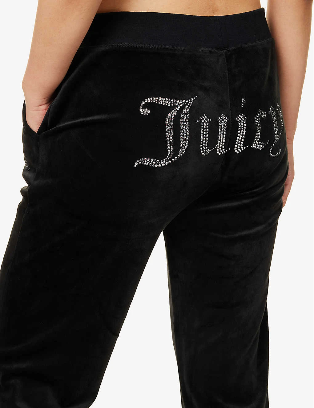 Juicy Couture Logo-embellished Velour Jogging Bottoms 5 Juicy Couture Logo-embellished Velour Jogging Bottoms - Image 5
