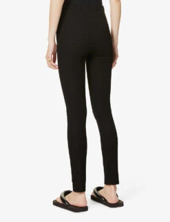 Joseph Gabardine Mid-rise Stretch-woven Leggings -Reiss Shop R03800611 BLACK ALT03