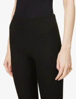 Joseph Gabardine Mid-rise Stretch-woven Leggings -Reiss Shop R03800611 BLACK ALT04