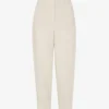 Whistles Barrel-leg Loose-fit Linen Trousers