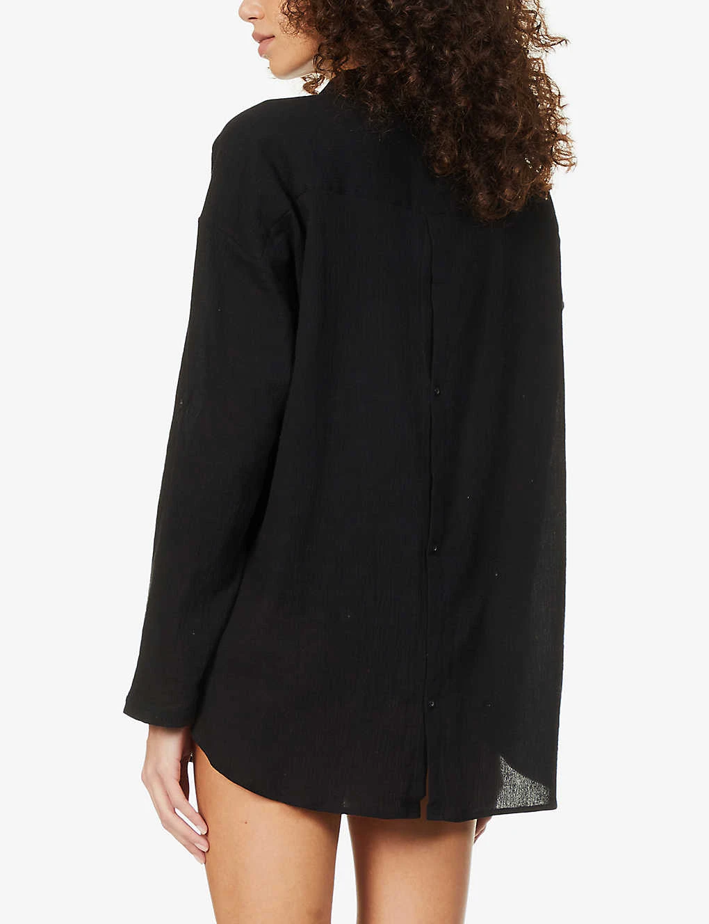 Seafolly Classic Cotton Beach Shirt 4 Seafolly Classic Cotton Beach Shirt - Image 4