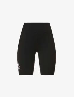 AGENT PROVOCATEUR Rayley High-rise Stretch-cotton Shorts