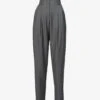 Gelso High-rise Pleated Woven Trousers