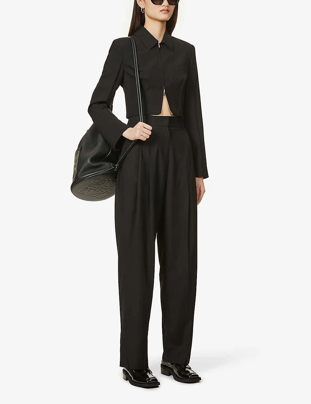 Gelso Pleated Tapered High-rise Woven Trousers 2 Gelso Pleated Tapered High-rise Woven Trousers - Image 2