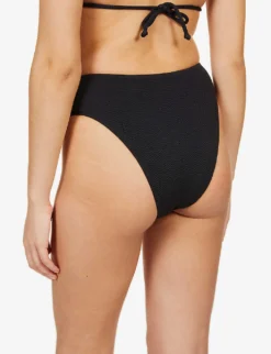 Seafolly Sea Dive High-rise Bikini Bottom 8 Seafolly Sea Dive High-rise Bikini Bottom -Reiss Shop R03854737 BLACK ALT03