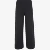 Whistles Knitted Wide-leg Woven Trousers
