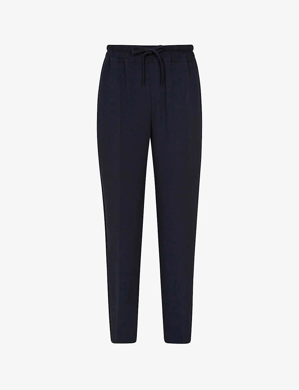 Reiss Hailey Elasticated-waist High-rise Recycled Polyester-blend Trousers 1 Reiss Hailey Elasticated-waist High-rise Recycled Polyester-blend Trousers