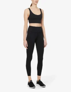 Lululemon Fast And Free Drawstring-waist High-rise Stretch-knit Leggings -Reiss Shop R03897528 BLACK ALT02