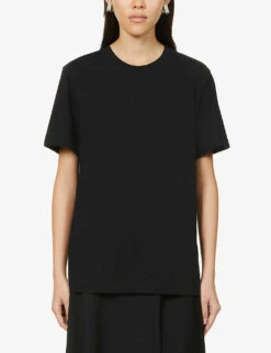 Joseph Brand-print Organic-cotton T-shirt -Reiss Shop R03900777 BLACK ALT02