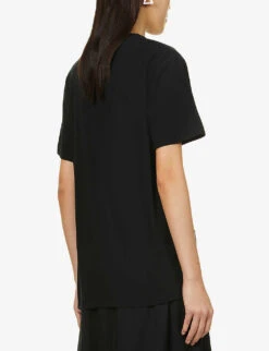 Joseph Brand-print Organic-cotton T-shirt -Reiss Shop R03900777 BLACK ALT03