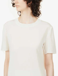 Joseph Rubin Silk-crepe Blouse 9 Joseph Rubin Silk-crepe Blouse -Reiss Shop R03900837 IVORY ALT04
