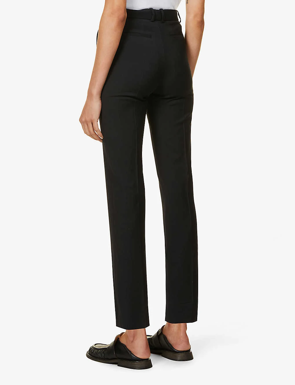Joseph Coleman Regular-fit Mid-rise Straight Stretch-wool Trousers 4 Joseph Coleman Regular-fit Mid-rise Straight Stretch-wool Trousers - Image 4
