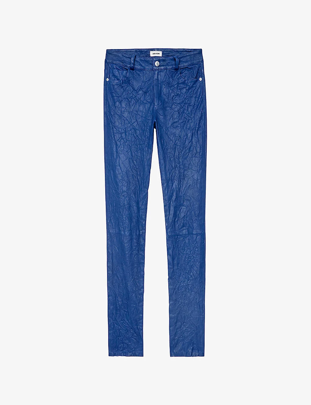 Zadig & Voltaire Phlame Slim-leg Mid-rise Leather Trousers 1 Zadig & Voltaire Phlame Slim-leg Mid-rise Leather Trousers