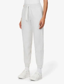 Lululemon Scuba Mid-rise Cotton-blend Jogging Bottoms -Reiss Shop R03911399 HEATHCOREULTLITGREY ALT02