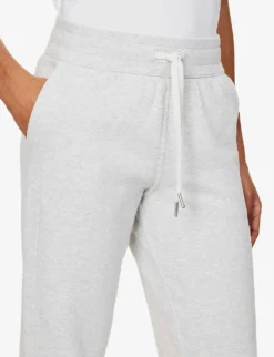Lululemon Scuba Mid-rise Cotton-blend Jogging Bottoms -Reiss Shop R03911399 HEATHCOREULTLITGREY ALT04