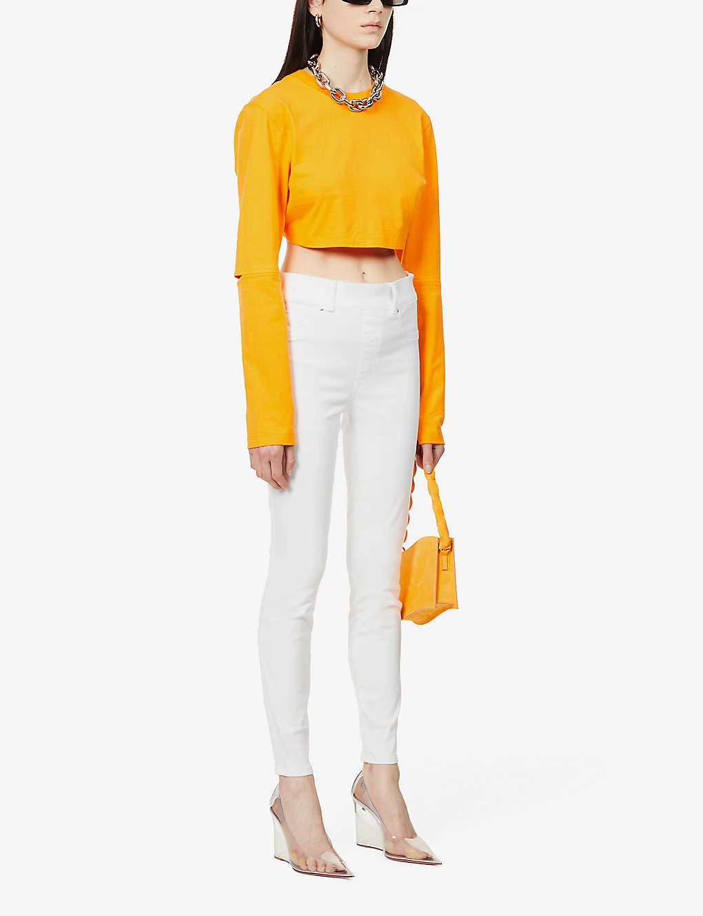 Spanx Ankle Skinny High-rise Stretch-denim Jeans 2 Spanx Ankle Skinny High-rise Stretch-denim Jeans - Image 2